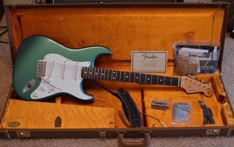 Fender Stratocaster 1959 American Vintage Reissue AVRI 2008 - Thin Skin nitrocellulose Sherwood Green image 1