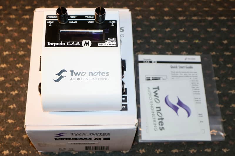 Two Notes Torpedo C.A.B. M Speaker Simulator / Amp DI 2019 - White image 1
