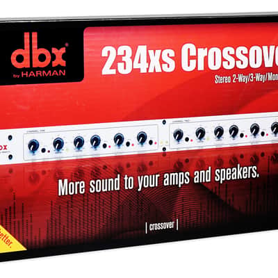 DBX 234XS Professional Crossover with 2 way, 3 Way, 4 Way, or Mono Operation image 6
