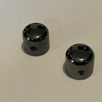 2000's Japan Ibanez Prestige RG Series Guitar Cosmo Black Dome Metal Knob Flat Head Set Screw image 2