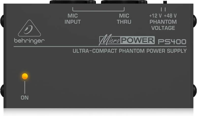 Behringer Micropower PS400 Phantom Power Supply 2010s - Standard image 1
