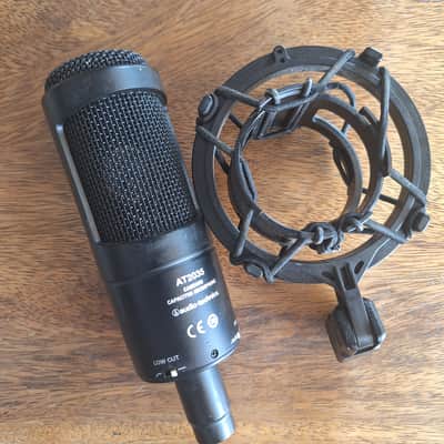 Audio-Technica AT2035 Large Diaphragm Cardioid Condenser Microphone 2010s - Black image 1