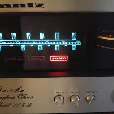 Marantz 1200 71-73 Silver/Black /115b Tuner 74-76 image 7