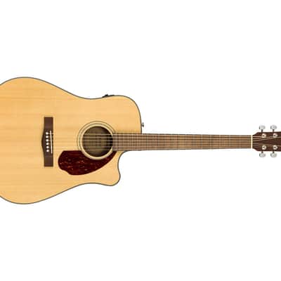 Used Fender CD-140SCE Dread, Nat w/case WN image 4
