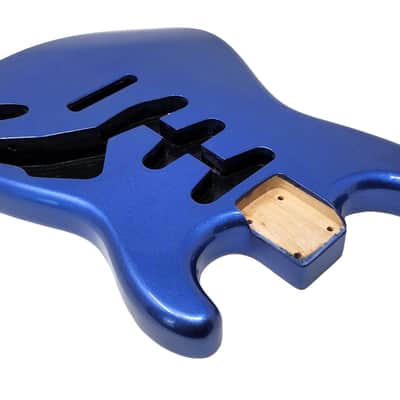 Brio S-Style Body High Gloss 2pc Alder Metallic Blue Body image 1