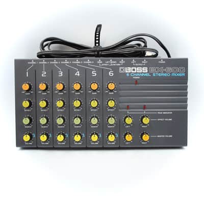 Boss BX-600 6 Channel Stereo Mixer With Original Box 1983 Made in Japan 350495 image 4