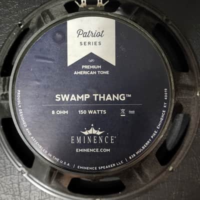Eminence Patriot Swamp Thang 12" 150w 8 Ohm Replacement Speaker 2010s - Black/Blue image 1