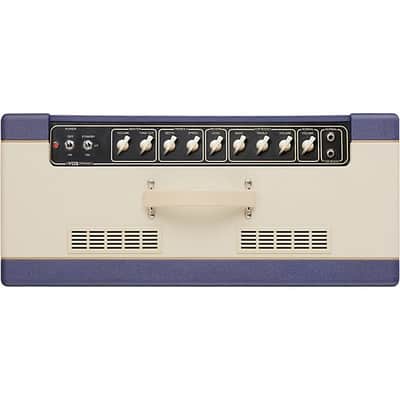 VOX  AC15 Custom 15W 1x12 Limited-Edition Tube Guitar Combo Amp  New - Blue/Cream image 4