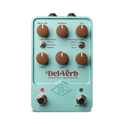 Universal Audio DEL-VERB Ambience Companion Reverb and Delay Pedal image 1