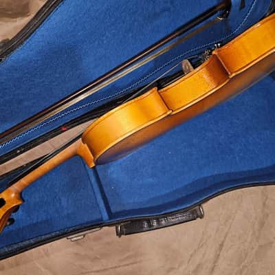 Josef Lorenz Luby (Schonbach) 3/4 Violin, Czech, Glasser bow. Very Good Cond image 12