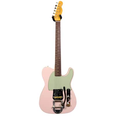 Mint Fender 1963 Esquire® Custom Bigsby® DLX Closet Classic - Faded Shell Pink image 3