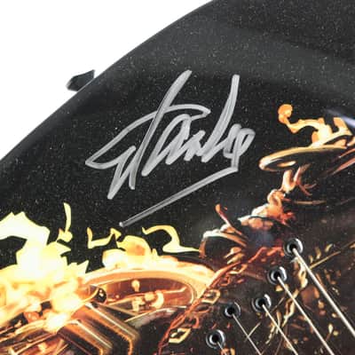 Peavey Marvel Ghost Rider Predator Electric Guitar Signed by Stan Lee with Certificate of Authenticity (Serial 111014705) image 2