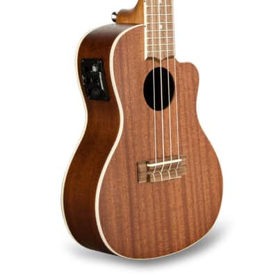 LANIKAI  MA-CEC - Mahogany Laminate Concert w EQ/Padded gigbag image 1