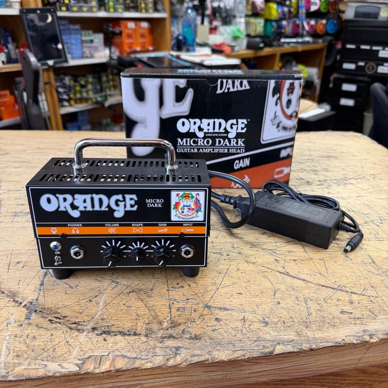 Used Orange Micro Dark 20-Watt Guitar Amp Head 2015 - Present - Black with Original Box image 1