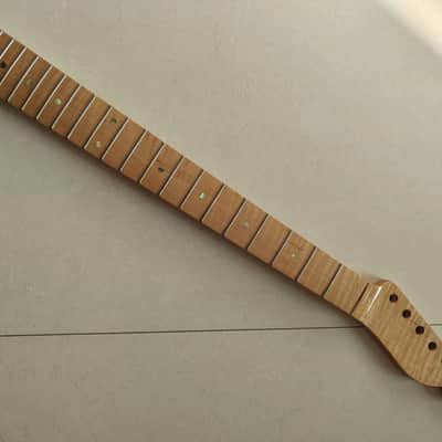 Flamed Maple TL Guitar Neck, 21-Frets image 6
