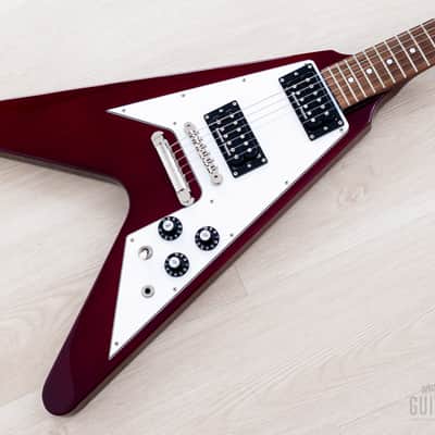 2014 Edwards by ESP E-FV-120D Flying V Cherry Red w/ Seymour Duncan, Hangtags image 1