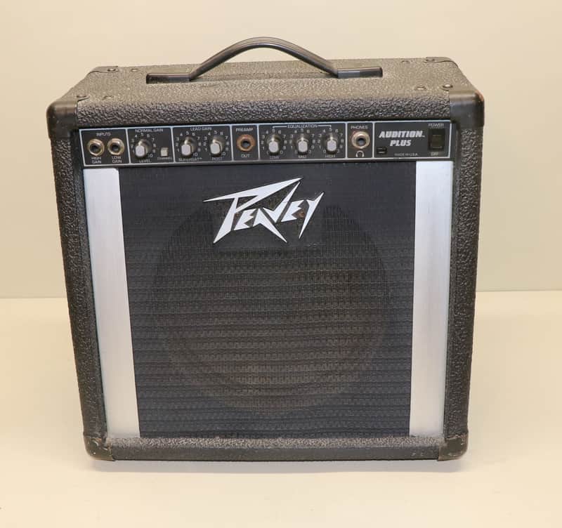 1987 Peavey Audition Plus Guitar Amplifier Combo Solid State 20 Watt 1x8 Amp image 1
