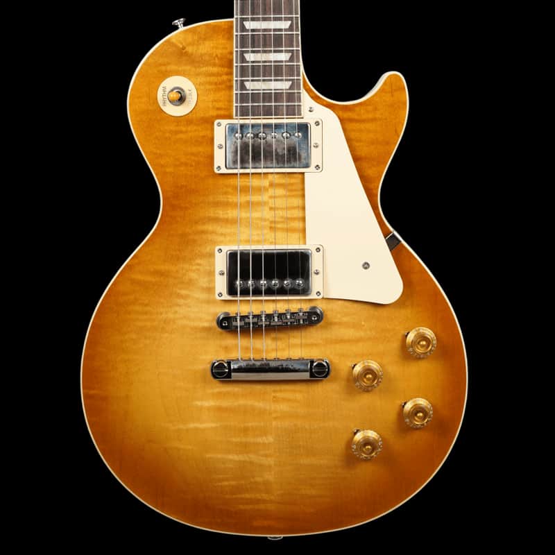 Les Paul Standard 50s Figured Top, Dirty Lemon Burst - Cherry Back Bild 1