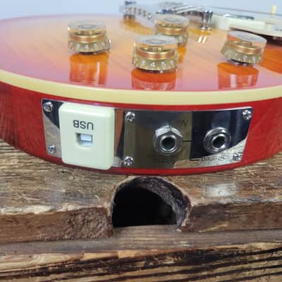 2011 Epiphone Les Paul Ultra III - Cherry Burst image 17
