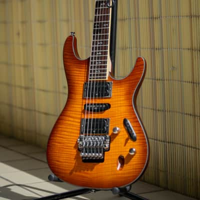 Beautiful Ibanez S670FM 2007 Antique Burst Flat image 2