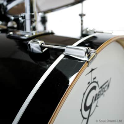 Gretsch Catalina Club Rock Drum Set 13", 16", 24" Ebony Stain image 8