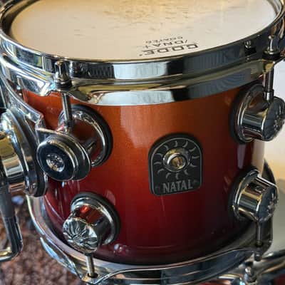 NATAL LARGE DRUM KIT. 12 DRUMS IN ALL. 7 CYMBALS image 8