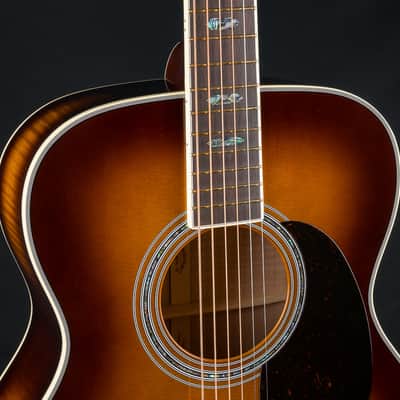 Martin M 0000 Custom Flamed Maple and High Altitude Swiss Spruce Full Ambertone Burst NEW - Ambertone Burst image 9