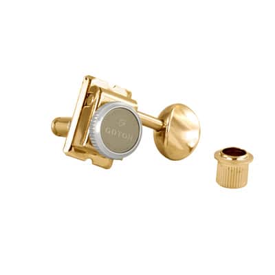 SD91 Vintage Magnum Lock Traditional Tuners 6 In Line 15:1 Gear Ratio-Nickel, Left Handed image 2