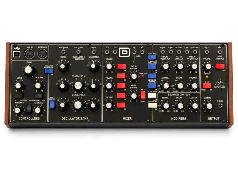 Behringer Model D Analog Synthesizer 2018 - Present - Mint-Free Shipping