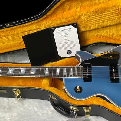 NEW! Gibson Les Paul Custom - Dealer Select - P90 Pick-Ups - Pelham Blue VOS - Custom Shop M2M - Authorized Dealer - Only 9lbs - G07687 image 13