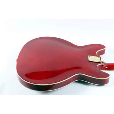 Hagstrom '67 Viking II Hollowbody Electric Guitar Regular Transparent Wild Cherry image 4