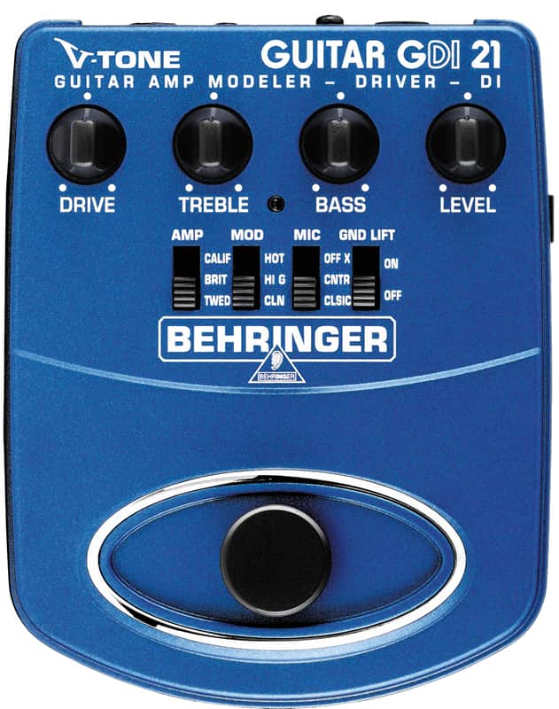 Behringer GDI21 Guitar Amp Modeler Preamp DI image 1