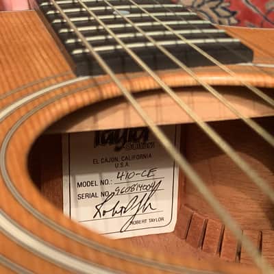 Taylor 410ce 1996 Natural with Taylor Case image 16