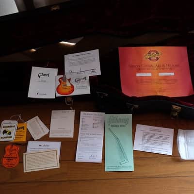 Super Rare Black Top 2006 Gibson Les Paul 1957 Yamano All Mahogany Custom Shop Historic Reissue R7 image 14