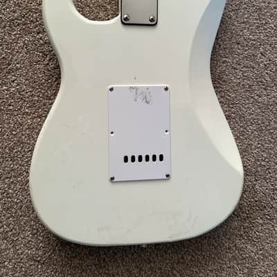 Kurt Cobain K White Strat Replica Build Electric Guitar image 5