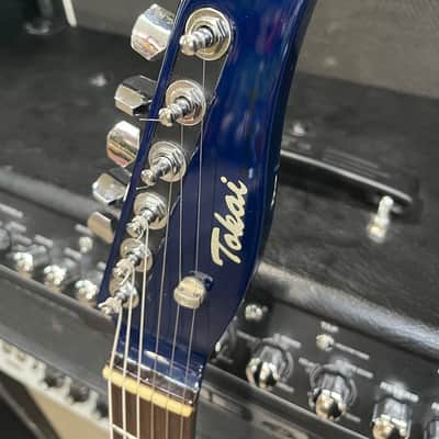 Tokai Talbo Blazing Fire Wilkinson Aluminum 2000s - Platinum Blue image 7