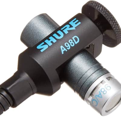 Shure BETA 98AD/C Drum Microphone - Miniature Cardioid Condenser Mic with RPM626 in-Line Preamplifier, A98D Drum Mount for Secure Placement and C98D 15' Cable - Ideal for Snares, Toms and Percussion image 6