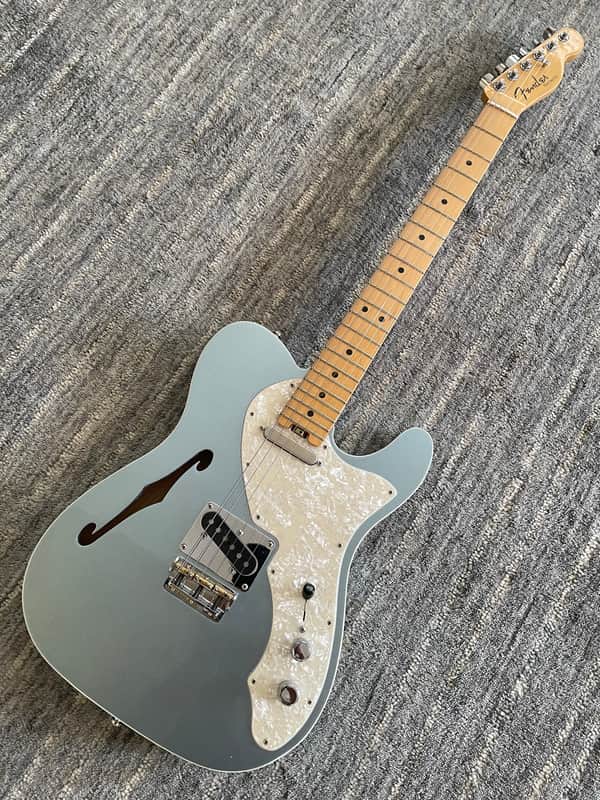 Fender American Elite Telecaster Thinline - Mystic Ice Blue