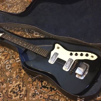 Silvertone 1476 Bobkat Harmony w/ Original Case 1965 Vintage Very Rare Wow! image 3