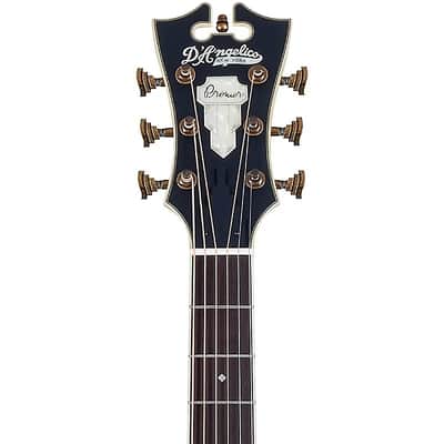 D'Angelico Premier Gramercy Solid Top Electric Acoustic Guitar - Caramel Burst image 3