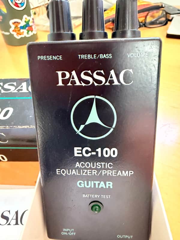 1990s Passac EC-100 Acoustic Equalizer Preamp Great Shape image 1