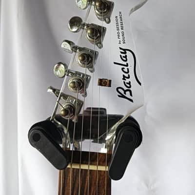 Barclay Acrylic Strat-Style Guitar w/ Transparent Acrylic Headstock – Rare (1990s–2000s) image 4