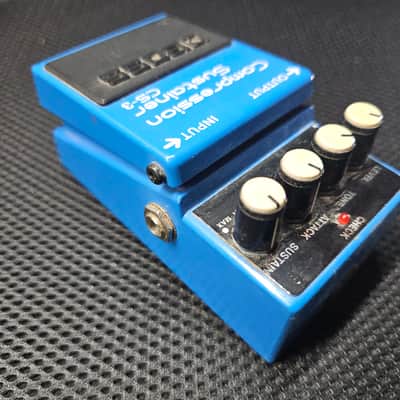 Boss CS-3 Compression Sustainer (Silver Label) 1997 - Present - Blue image 3