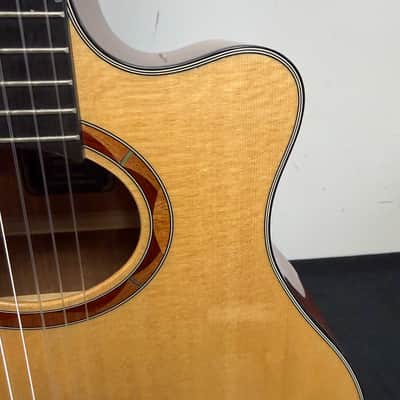Used Yamaha NTX700 Solid Spruce Top Classical Acoustic-Electric Classical Guitar Natural image 9
