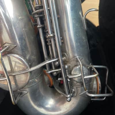 Buescher True Tone alto saxophone from 1927 - silver plated image 7