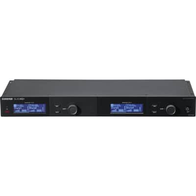 Shure SLXD4QDAN+ Quad Wireless Receiver with Dante - G57 Band image 2