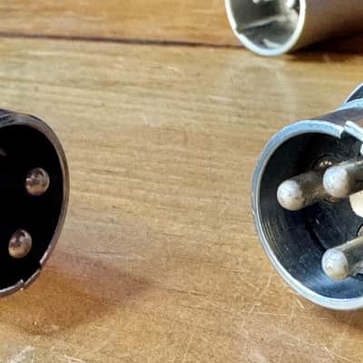 RARE stereo pair - Vintage Reslo SR1 M Ribbon Microphones high output - 300 ohms image 16