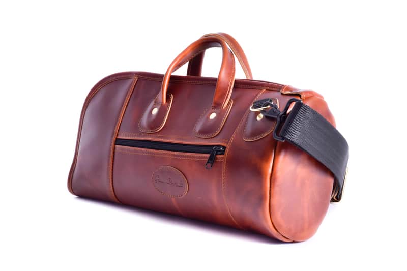 Cornet Gig Bag - Leather - Glenn Cronkhite image 1