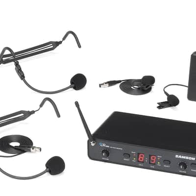 Samson Concert 288 Presentation Dual-Channel Headset & Lavalier Wireless System (I-Band) image 1