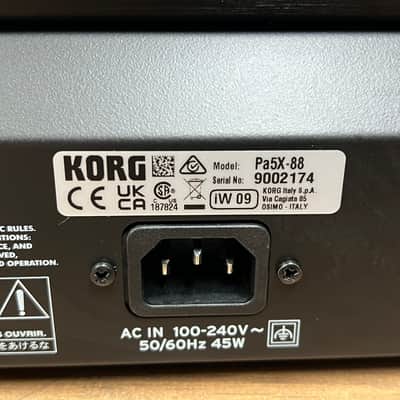 Korg Pa5X 88 Note Arranger Workstation Keyboard; Serial No: 9002174 | B Stock image 13